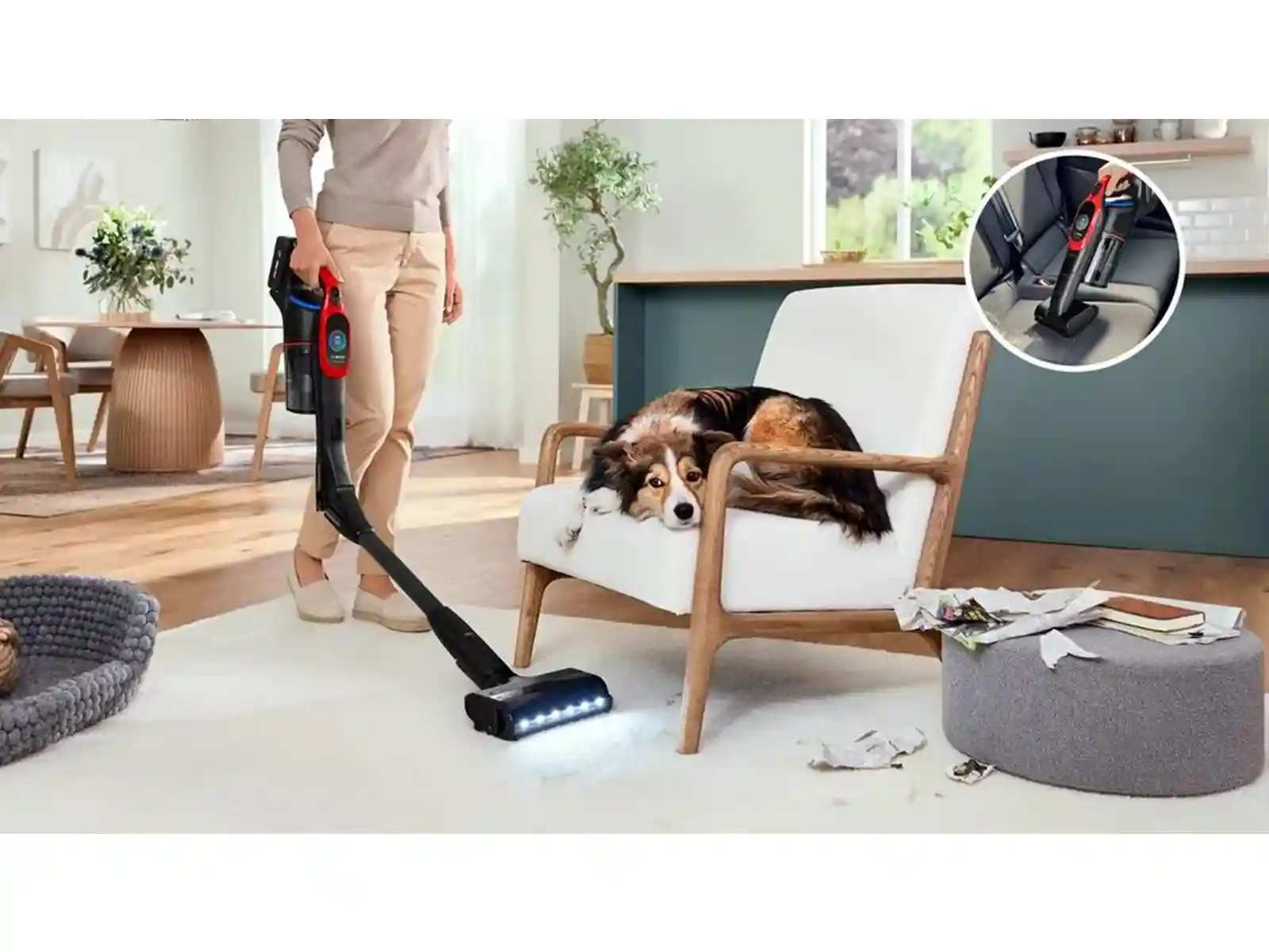 Bosch 2-i-1 støvsuger Unlimited 10 ProAnimal BCS1041PET - Test og anmeldelse - Billede 3