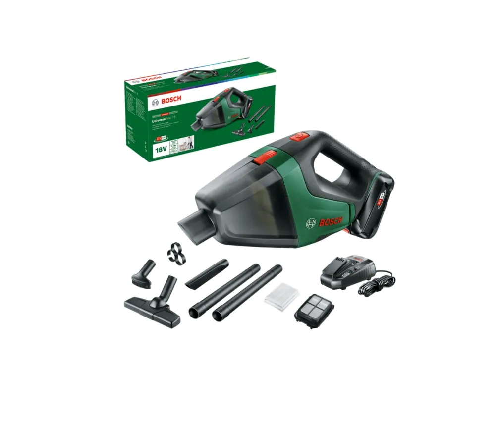 Bosch Stangstøvsuger UniversalVac 18V 2.5AH Test og Anmeldelse