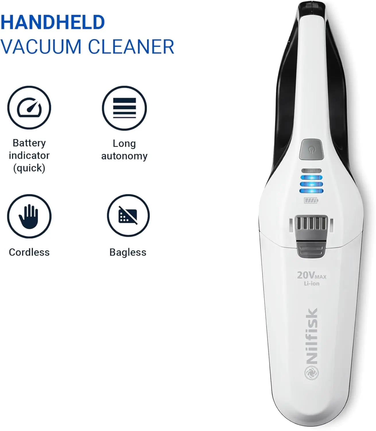 Nilfisk Handheld Quick 20VMAX EU: Test, anmeldelser og bedste pris - Billede 4